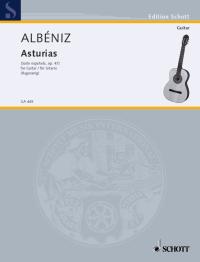 Albeniz Asturias Guitar (leyenda) Ragossnig Sheet Music Songbook
