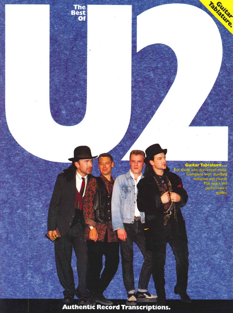 U2 Best Of (separate Tab For Both Guitar & Bass) Sheet Music Songbook