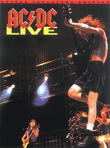 Ac/dc Live Guitar Tab Sheet Music Songbook