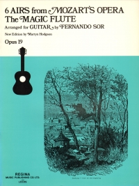 Mozart 6 Airs From The Magic Flute Sor Guitar Sheet Music Songbook