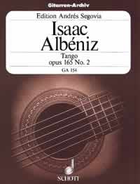 Albeniz Tango Op 165 No 2 Guitar Sheet Music Songbook