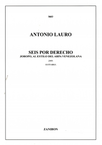 Lauro Seis Por Dercho Guitar Sheet Music Songbook