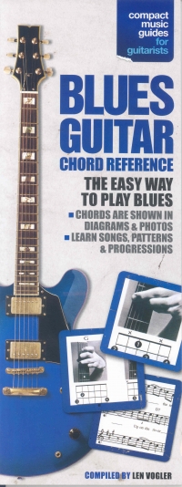 Compact Blues Guitar Chord Reference Book Sheet Music Songbook