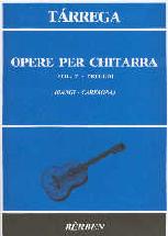 Tarrega Guitar Works Vol 1 39 Preludes Sheet Music Songbook
