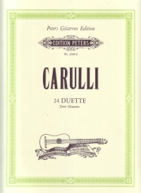 Carulli Duets 24 Progressive Guitar Duet Sheet Music Songbook