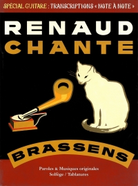 Georges Brassens Renaud Chante Tab Sheet Music Songbook