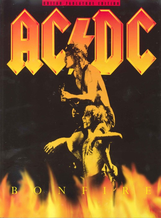 Ac/dc Bonfire Guitar Tab Sheet Music Songbook