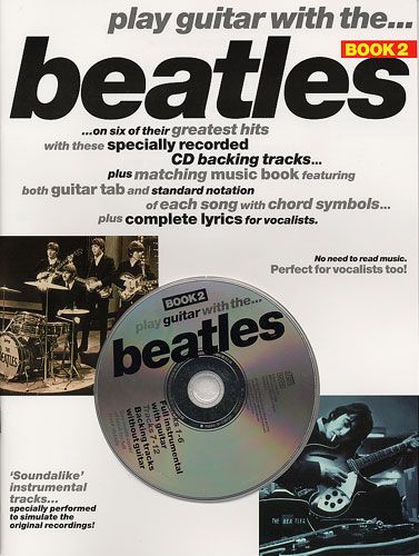 Beatles Play Guitar With 2 Book & Cd Tab Sheet Music Songbook