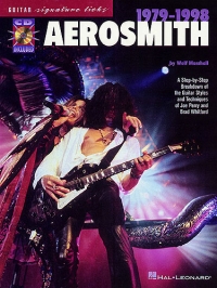 Aerosmith Signature Licks 1979-1998 Book & Cd Tab Sheet Music Songbook