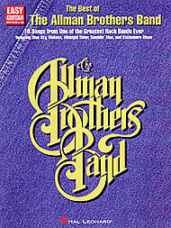 Allman Brothers Best Of Easy Guitar Sheet Music Songbook