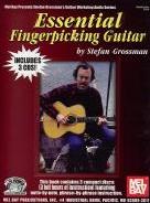 Essential Fingerpicking Guitar Grossman Bk & 3 Cds Sheet Music Songbook