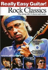 Really Easy Guitar Rock Classics 14 Songs + Cd Sheet Music Songbook