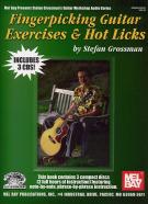 Fingerpicking Guitar Exercises & Hot Licks Bk&3cds Sheet Music Songbook
