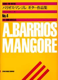 Barrios Mangore Music For Guitar Vol 4 Sheet Music Songbook