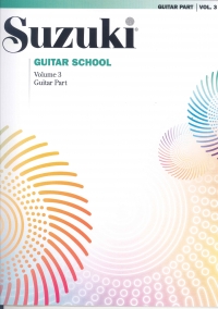 Suzuki Guitar School Vol 3 Guitar Part Sheet Music Songbook