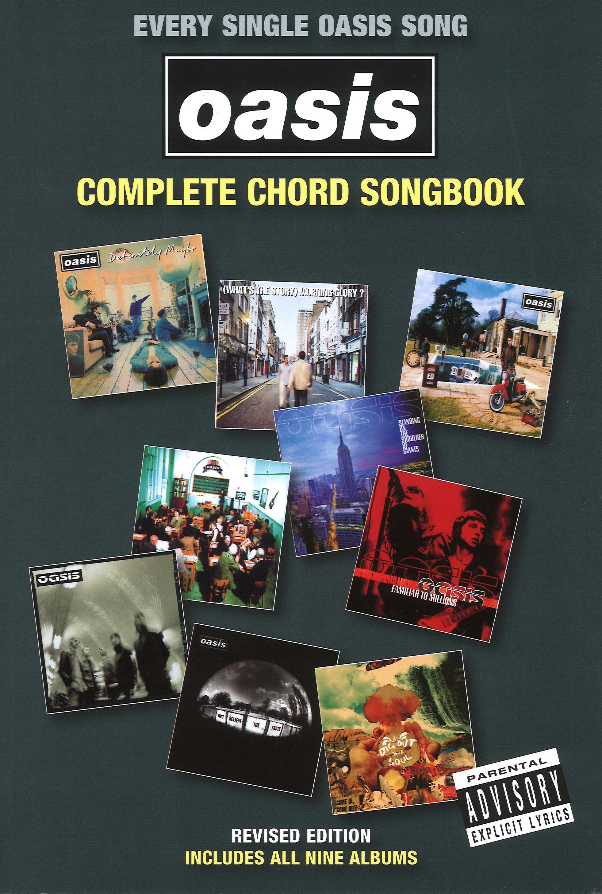 Oasis Complete Chord Songbook 2009 Revised Guitar Sheet Music Songbook