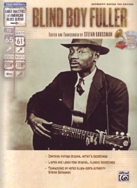 Blind Boy Fuller Country Blues Book & Cd Guitar Sheet Music Songbook