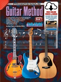 Progressive Guitar Method 1 Tab + Online Sheet Music Songbook