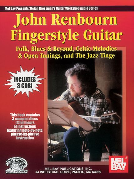 John Renbourn Fingerstyle Guitar Book &  Audio Sheet Music Songbook