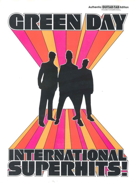 Green Day International Super Hits Guitar Tab Sheet Music Songbook