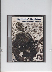 Lightnin Hopkins Rare Performances 1960-1979 Dvd Sheet Music Songbook