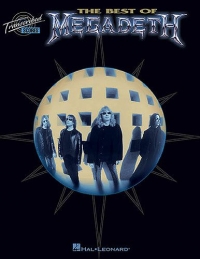 Megadeth Best Of Transcribed Score Guitar Sheet Music Songbook