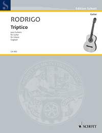 Rodrigo Triptico Guitar Sheet Music Songbook