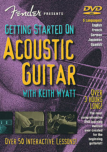 Fender Getting Started On Acoustic Guitar Dvd Sheet Music Songbook