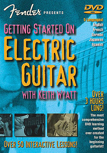 Fender Getting Started On Electric Guitar Dvd Sheet Music Songbook