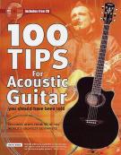 100 Tips For Acoustic Guitar Mead Book & Cd Sheet Music Songbook