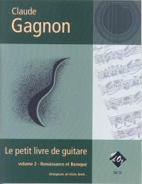 Le Petit Livre De Guitare Vol 2 Gagnon Sheet Music Songbook