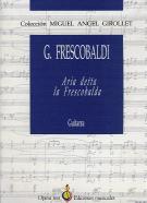 Frescobaldi Aria Detta La Frescobaldi Girollet Gtr Sheet Music Songbook
