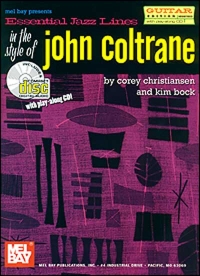 John Coltrane Essential Jazz Lines Guitar + Audio Sheet Music Songbook