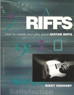 Riffs How To Create & Play Great Gtr Riffs Rooksby Sheet Music Songbook