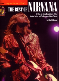 Nirvana Best Of Signature Licks Book & Cd Guitar Sheet Music Songbook