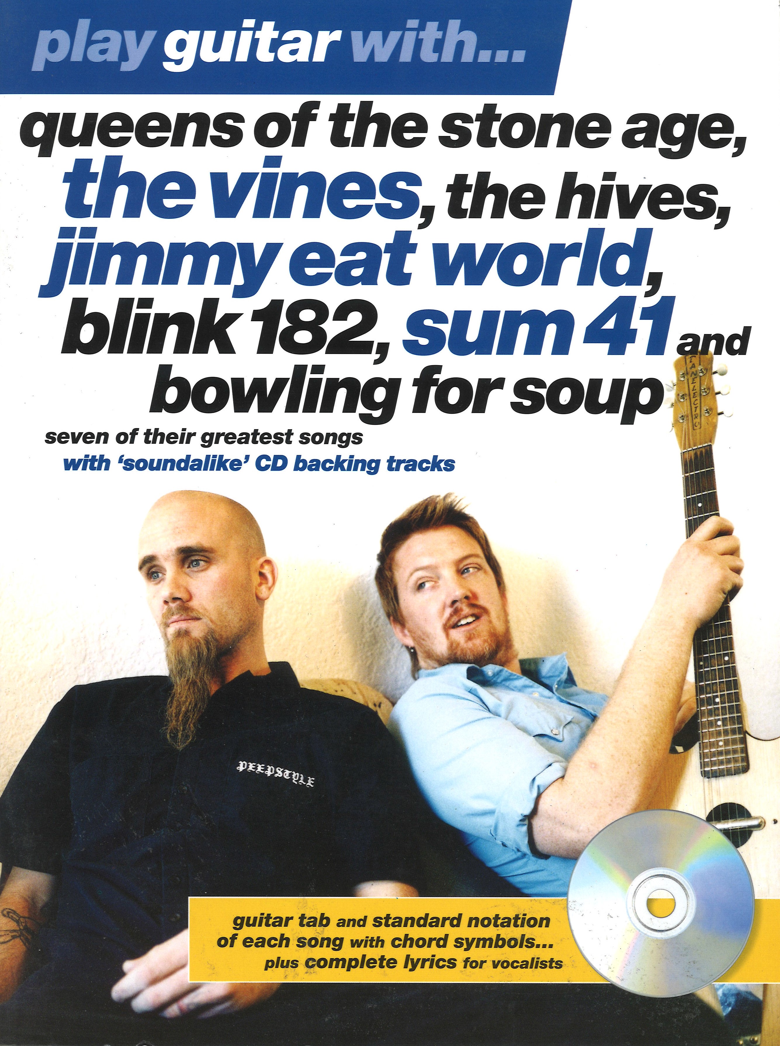 Play Guitar With Queens/stone Age Vines Hives Etc Sheet Music Songbook
