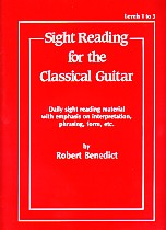 Sight Reading Classical Guitar Level 1-3 Benedict Sheet Music Songbook