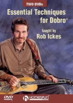 Essential Techniques For Dobro Ickes 2 Dvds Sheet Music Songbook
