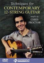 Techniques For Contemporary 12-string Guitar Dvd Sheet Music Songbook