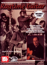 Ragtime Guitar Book & 3 Cds Stefan Grossman Sheet Music Songbook