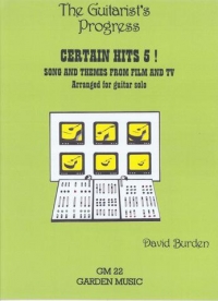 Guitarists Progress Certain Hits 5 Burden Sheet Music Songbook