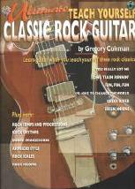Ultimate Teach Yourself Classic Rock Guitar Bk &cd Sheet Music Songbook