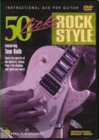 50 Licks Rock Style Tom Kolb Dvd Sheet Music Songbook