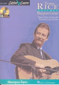 Tony Rice Teaches Bluegrass Guitar Book & Cd Sheet Music Songbook