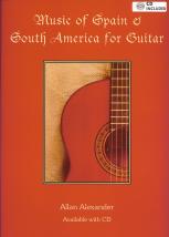 Music Of Spain & South America Guitar Book & Cd Sheet Music Songbook