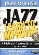 Jazz Guitar Learn To Improvise Obrien Book & Cd Sheet Music Songbook