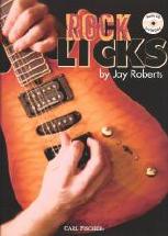 Rock Licks Roberts Book & Cd Guitar Sheet Music Songbook