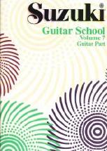 Suzuki Guitar School Vol 7 Guitar Part Sheet Music Songbook