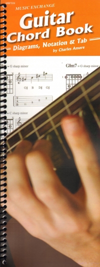 Guitar Chord Book Spiral Bound Amore Sheet Music Songbook