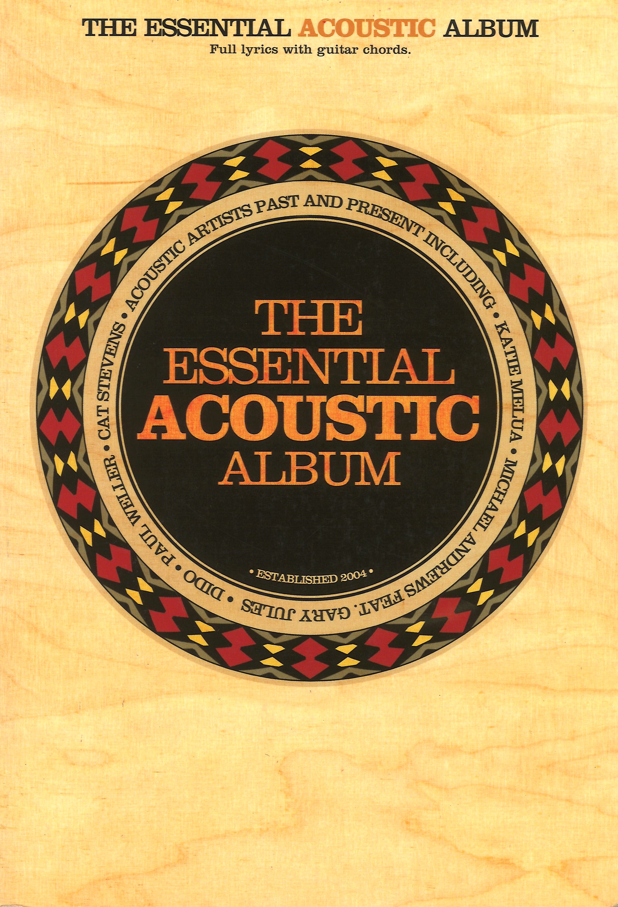 Essential Acoustic Album Guitar Sheet Music Songbook